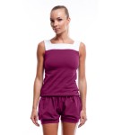 PAPILLIO krótkie spodenki do jogi różowe Luna Mech