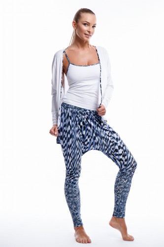 SPODNIE LUNA MECH TURMALIN PAWIE OKO do jogi