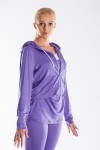 HADAR bluza do jogi lawendowy Luna Mech 